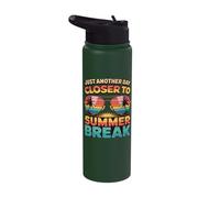 Just Another Day Closer to Summer Break Stainless Steel Insulated Water Bottle