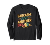 Just Another Day - ICY Humor with a Melting Cone Design Long Sleeve T-Shirt