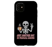 Just Another Day in Medical Coding Funny Retro Coder Case for iPhone 11