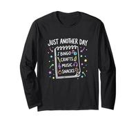 Just Another Day Teacher Daycare Fun Long Sleeve T-Shirt