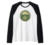 Just Another Half Mile or So Mountain Hiking Raglan Baseball Tee