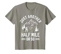 Just Another Half Mile or So - Take a Hike Funny Hiking T-Shirt, Youth, Slate Grey, X-Small