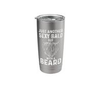 Just Another Sexy Bald Guy with Beard Stainless Steel Insulated Tumbler