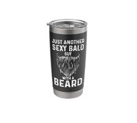 Just Another Sexy Bald Guy with Beard Stainless Steel Insulated Tumbler