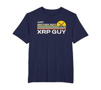 Just Another Sexy XRP Guy Crypto Merchandise T-Shirt, Men's Big and Tall, Navy Blue, 6X Tall