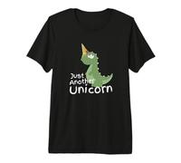 Just Another Unicorn Dinosaur with Ice Cream Cone Premium T-Shirt