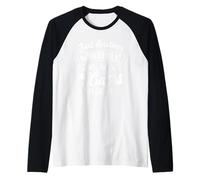 Just Another Wineoholic Who Has A Cat Problem Cats and Wine Raglan Baseball Tee