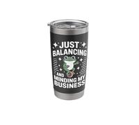 Just Balancing and Minding My Business Stainless Steel Insulated Tumbler