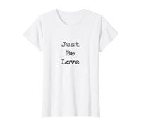 Just Be Love Value Graphic T-Shirt, Women, White, M