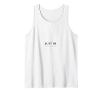 Just Be Minimalist Design - Mindfulness Quote Tank Top