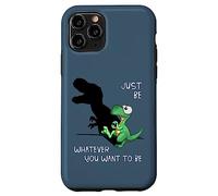 Just Be Whatever T-Rex | Cute Dinosaur Shadow Play Dino Case for iPhone 11 Pro