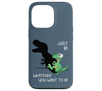 Just Be Whatever T-Rex | Cute Dinosaur Shadow Play Dino Case for iPhone 13 Pro