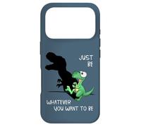 Just Be Whatever T-Rex | Cute Dinosaur Shadow Play Dino Case for iPhone 17 Pro