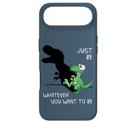 Just Be Whatever T-Rex | Cute Dinosaur Shadow Play Dino Case for iPhone Air