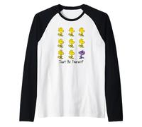 Just Be Yourself Raymond Raglan Baseball Tee