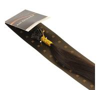 Just Beautiful Hair and Cosmetics 60 cm Real Hair Strands 1g Stick Extensions/I-Tip Micro Rings, Remy Hair Extensions