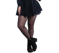 JUST BEAUTY TOUCH Polka Dot Tights 20 Denier Semi Sheer Black size S-2XL