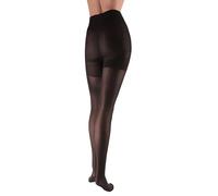 JUST BEAUTY TOUCH Push Up Tights 40 Denier Light Support, Shaping & Uplifting Silhouette - Slimming, Hip Shaping, Bottom Anti-Bacterial Silver Fresh Technology Body Care Lift for Women (Black/Medium)