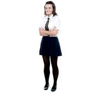 JUST BEAUTY TOUCH School Girls Tights 60 DEN Opaque - Grey, Black, Navy, Brown - Soft Microfibre, Footed Pantyhose for Children Aged 3-13, Casual School Wear, Available in 3 Pairs or 1 Pair