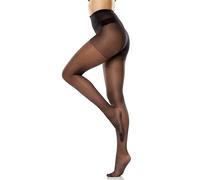JUST BEAUTY TOUCH Sheer Tights Classic 15 Denier Size S - XXL in 12 Colours with Strengthened Knickers Part, Visibly Reinforced Toe portion