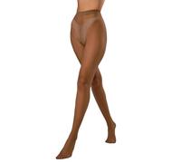 JUST BEAUTY TOUCH T- Band Summer Tights Sheer to Waist 15 Denier Tights Sizes S - XL (M, Bronzo)