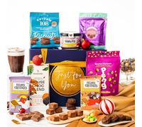 Just Because Hot Chocolate Gift Hamper Basket, Luxury Gourmet Gifts for Women, Men or Couples, Dairy Free, Gluten Free and Vegan Chocolate by EDEN Treats