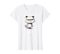 Just Because I'm Awake Funny Value Graphic T-Shirt, Women, White, XL