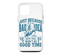 Just Because It's A Bad Idea Rodeo Cowboy Bullriding Case for iPhone 12/12 Pro