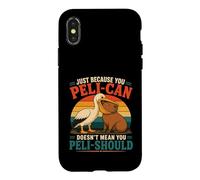 Just Because Pelican Doesnt Mean Pelishould Capybara Design Case for iPhone X/XS