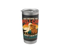 Just Because Pelican Doesnt Mean Pelishould Capybara Design Stainless Steel Insulated Tumbler