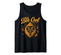 Just Bee Cool - Honey Bee Hive Graphic Tank Top