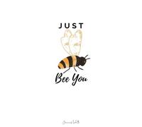 Just Bee You: 6.69”x 9.61”-Dotted Journal/Notebook by JournauxNicolette- 193 pages-Agenda-Planner-Boost Productivity-Hit Your Goals- Personal ... Style Journal-Just Bee You-Black&Gold
