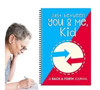 Just Between You and Me Kid,Back and Forth Journal,Writing Journal Family Journal,Notebook Between Grown-Up and Kid,Interactive Journaling Notebook Between Grown-Up & Kid for Promoting Distance