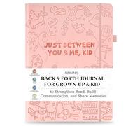 Just Between You and Me,Kid - Back & Forth Journal for Adults & Kids, Grown-Up & Kid to Bond and Connect, Interactive Parent Child Journal with Creative Prompts for Conversations & Drawing, Gift for