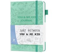 Just Between You and Me, Kid Journal: A Keepsake Back and Forth Memory Book for Mother Daughter & Son with Interactive Prompts | From Mom with Love, Gift for Girls & Boys Age 6-12, 8-10, Teen, Green