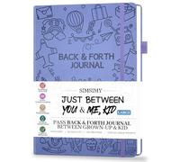 Just Between You & Me Kid Journal - Pass Back and Forth Journal for Grown-Up & Kid / Parent & Child to Strengthen Bond, Build Communication, and Share Memories, Interactive Writing Prompts for Kids &
