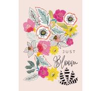 Just Bloom Floral Notebook perfect for jounaling, note taking, back to school, nurses, teachers and moms