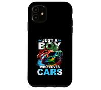 Just Boy Who Loves Cars Cool Sleek Sports Car Enthusiast Case for iPhone 11