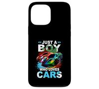 Just Boy Who Loves Cars Cool Sleek Sports Car Enthusiast Case for iPhone 13 Pro Max
