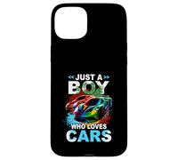 Just Boy Who Loves Cars Cool Sleek Sports Car Enthusiast Case for iPhone 15 Plus