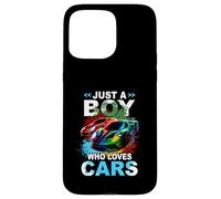 Just Boy Who Loves Cars Cool Sleek Sports Car Enthusiast Case for iPhone 15 Pro Max