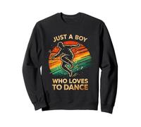 Just Boy Who Loves To Dance Sunset Hip Hop Breakdance Dancer Sweatshirt
