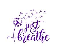Just Breathe Dandelion Home Wall Decor Decal Stickers Bedroom Living Room Wallpaper Large - 51x67cm