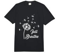 Just Breathe Dandelion Wildflower Botanical Nature Flower Comfort Colors Adult Heavyweight T-Shirt