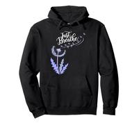 Just Breathe Dandelion Wildflower Botanical Nature Flower Pullover Hoodie