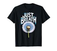 Just Breathe Dandelion Wildflower Botanical Nature Flower T-Shirt
