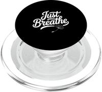 Just Breathe: Mindful Meditation Vibes for Peaceful Souls PopSockets PopGrip for MagSafe