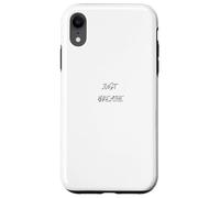 Just Breathe - Minimalist Motivational & Mindfulness Case for iPhone XR