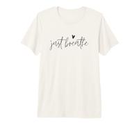 Just Breathe Yogi Yoga Mom Lover Teacher Meditation Premium T-Shirt