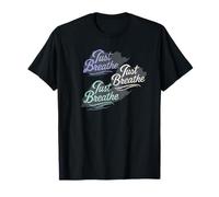 Just Breathe Yogi Yoga Mom Lover Teacher Meditation T-Shirt